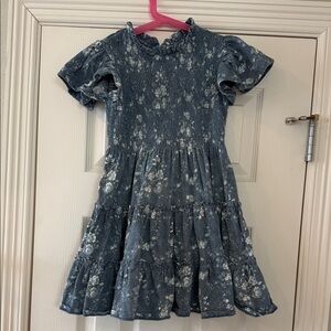 Ralph Lauren Floral Smocked Cotton Jersey Dress